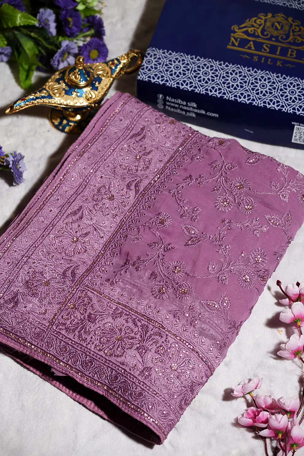 Onion Premium Soft Chiffon Party Wear Saree